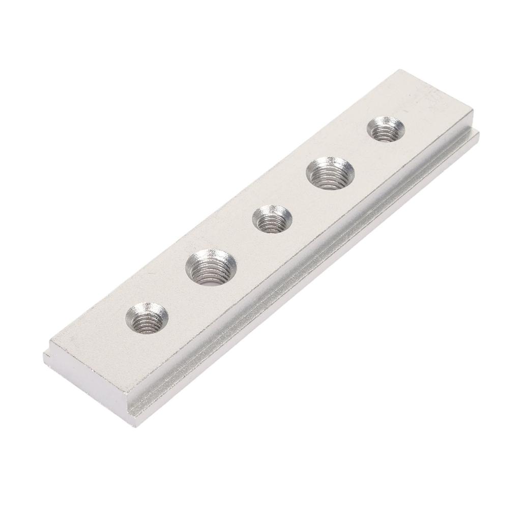 100mm T Slot Miter Track with Holes Aluminum Alloy Woodworking Chute Rail Electric Circular Saw Workbench Fixture