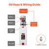 8 L Hydraulic Power Unit, Single Acting Dump Trailer Pump, 22 MPa Max Relief Pressure & 3.4 L/min Flow Rate, DC 12V Hydraulic Pump with Metal
