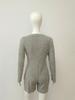 Dames Ribgebreide Jumpsuit - Herfst/Winter Europese & Amerikaanse Stijl, Casual Slim-fit