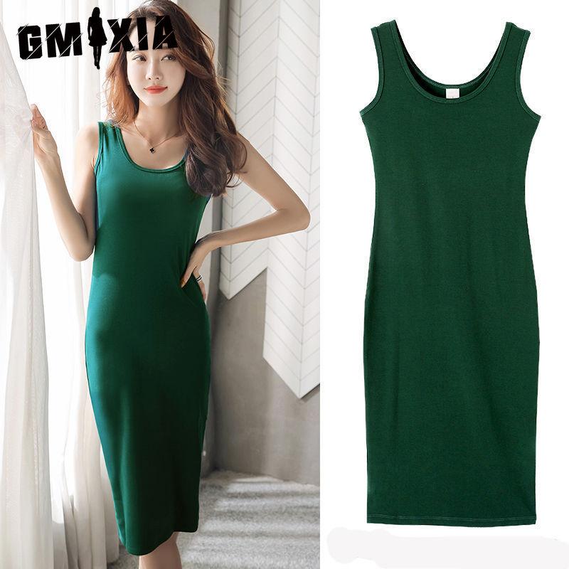 GMXIA Women Fashion Round Neck Sexy Sleeveless Mini Dress Fashion Dress
