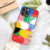 Geometric Bauhaus Art Phone Case For IPhone 18 Pro Max 17 Pro 16 15 14 Plus 12 13 11 Shockproof Glass Cover