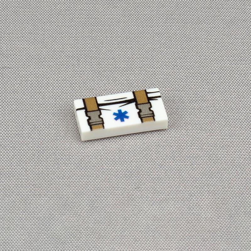 

Нетоксичный Moc 10 шт. Печать Медицинская Звезда Фиксированный Пакет Лечение 3069 Узор Строительные Блоки Больничная Жизнь Кирпичи Частицы Игрушка Детский Подарок