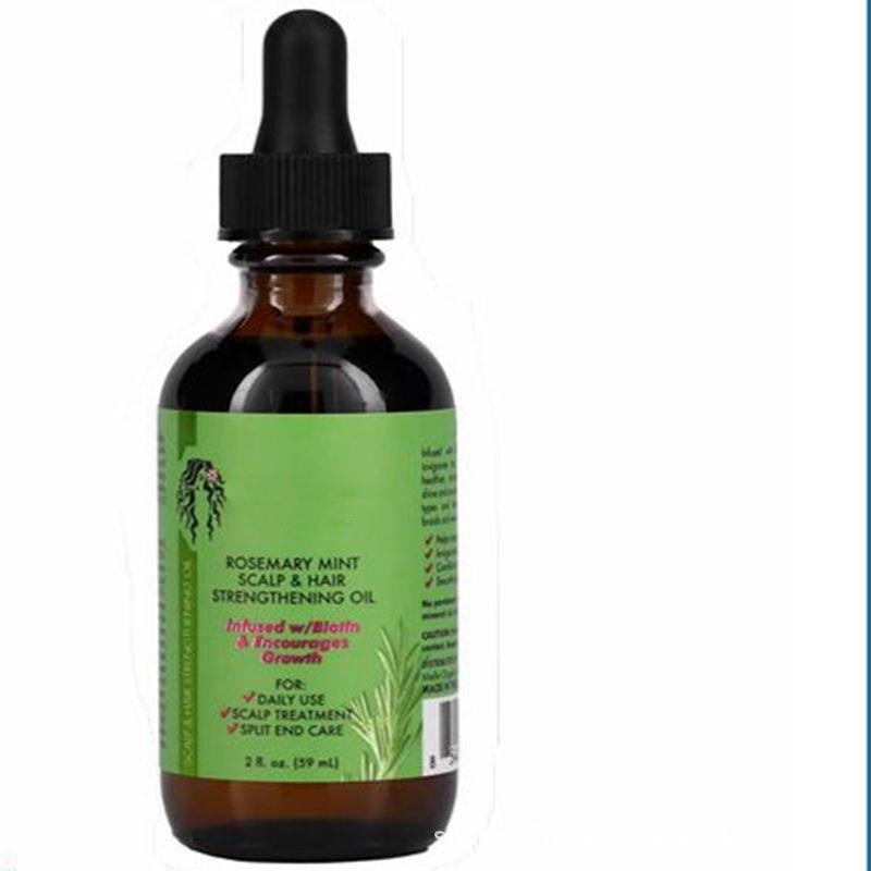 Organics Rosemary & Mint Hair Oil – Nourishing Biotin-Infused Formula for Dry, Frizzy Hair – Adds Shine & Smoothness,