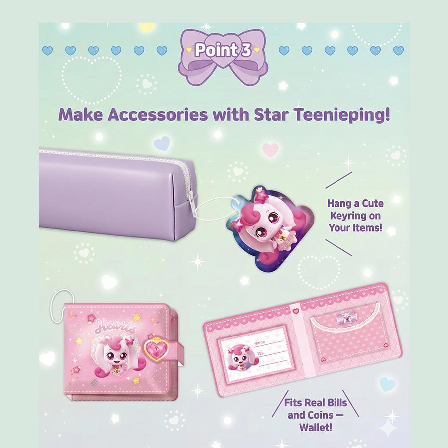 Made in Korea · KC Certified - Shooting Star Catch! Teenieping  Star Teenieping Squishy Making Set