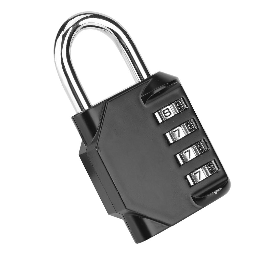 4 Dial Digit Combination Suitcase Luggage Code Password Lock Padlock