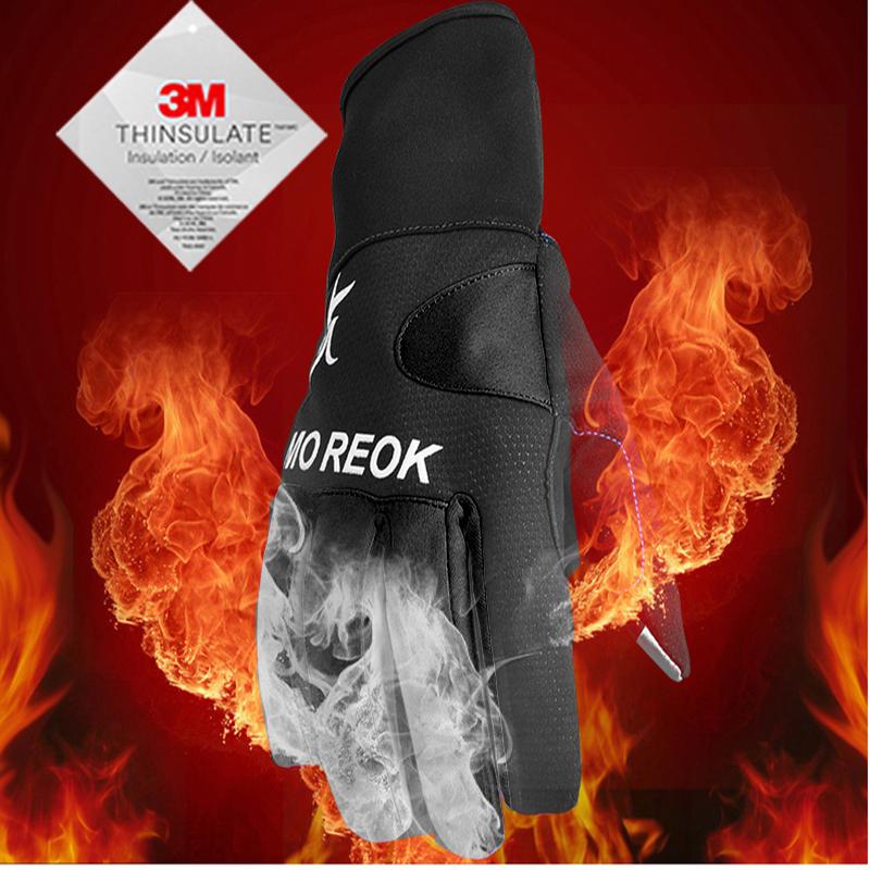 Thermal Gloves Full Finger 3M Thinsulate Winter Gloves Touch Screen Cycling Gloves Windproof Road Bike Cycling Gloves Men's