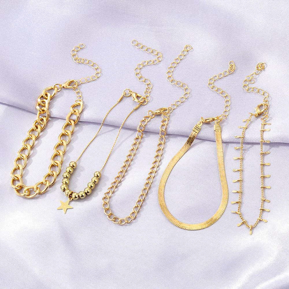 2022 Nouveau Bracelet Classique Vintage Ensemble Bracelet Bracelet Étoile Bracelet Breloque Bracelet Bracelet Cadeaux pour Dames Filles