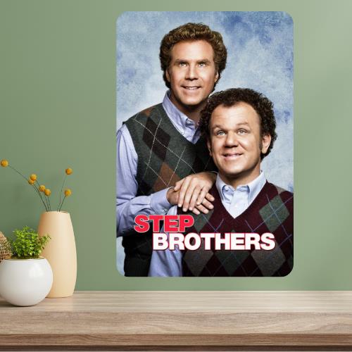 

Step Brothers Movie Metal Poster Sign 20x30cm（7.8x11.8inch）