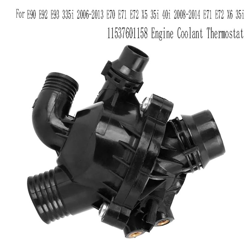 L10A 11537601158 Engine Coolant Thermostat For BMW E90 E92 E93 335I 2006-2013 E70 E71 E72 X5 35I 40I 2008-2014 E71 E72 X6 35I