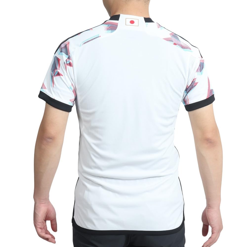[Adidas] Fotbalový dres s krátkým rukávem Japonský národní tým Hostující replika Pánský Bílý (HF1844) L