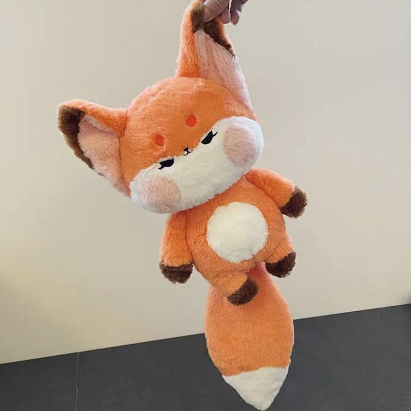 New Kawaii Big Tail Fox Plush Doll Cute Dudu Fox Girl Creative Pillow Doll Toy Christmas Girlfriend Birthday Gift
