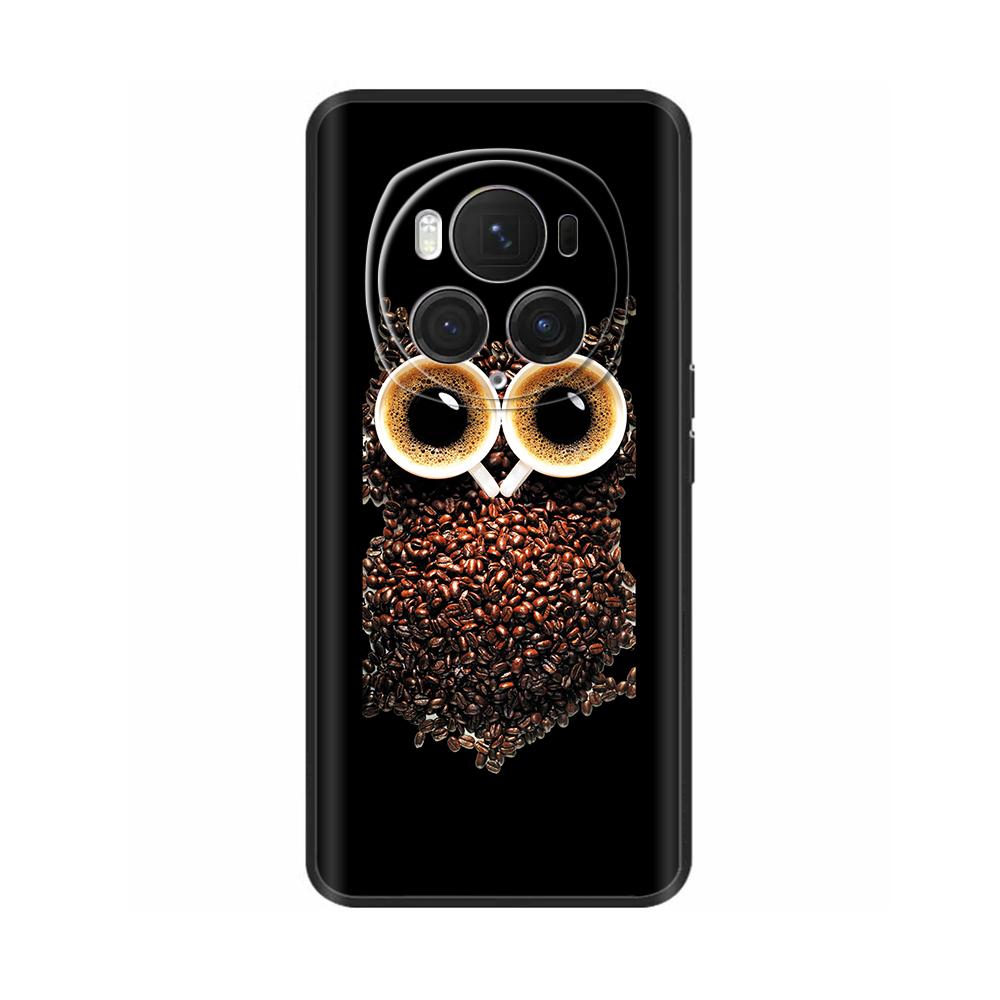 For Honor Magic6 Pro 5G Case Back Cover For Honor Magic6 5G Soft Black Silicone Fashion Phone Case For Magic 6 Pro Coque Fundas