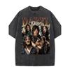 Daryl Dixon Washed Shirt Vintage TV Show Graphic Tee Apocalypse Style Unisex Washed T-Shirt PLUS SIZE