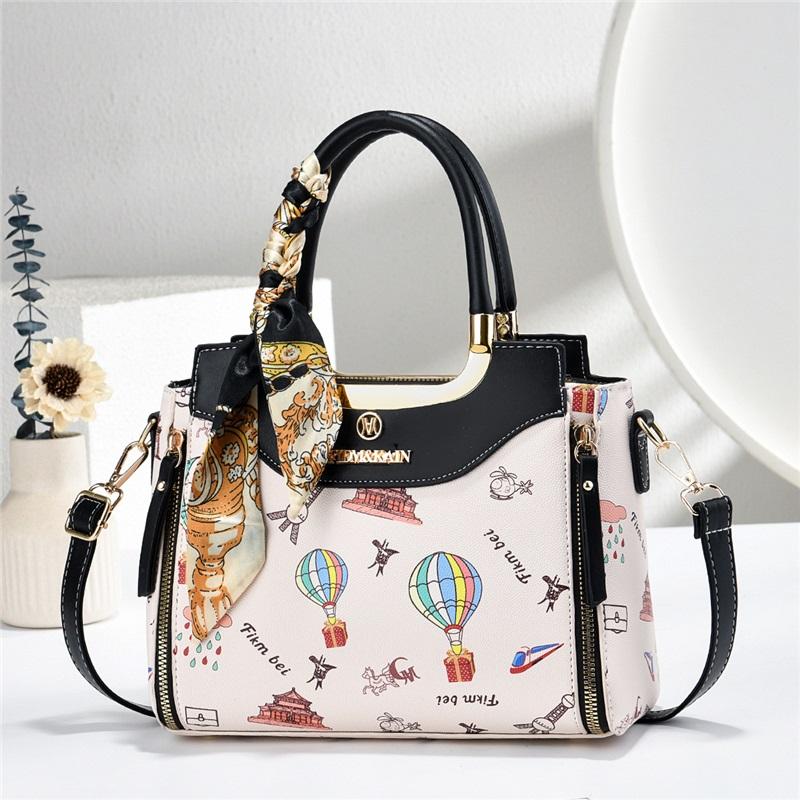 Women’s Trendy Light Luxury Printed Top Handle Bag, Fashion Shoulder Crossbody Purse For Birthday & Valentine’s Day Gift
