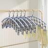 Traceless Windproof Stainless Steel Multi-Clip Hanger for Balcony - Ideal for Clothes, Underwear, Socks, Baby Items