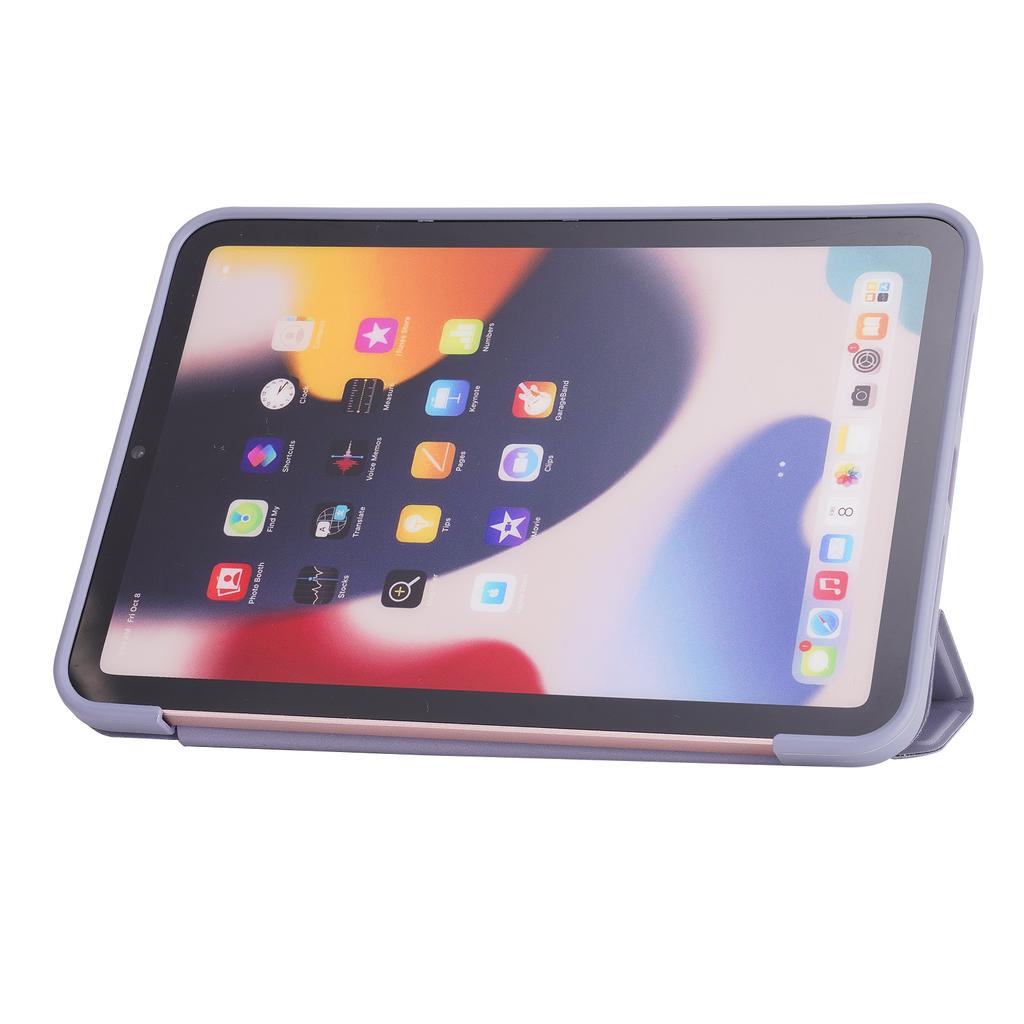 Für iPad Air 11 (2025)/(2024) Hülle PU-Leder+Silikon Origami-Ständer Schutzhülle