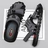 Fashion Men's Baotou Casual Sandals Summer Outdoor Waterproof Comfortable Beach Shoes Fashion Male Dual-purpose Sports Driving Slippers