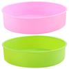 2Pcs Silicone Cake Molds,8 Inch Round Cake Tins,Non Stick Baking Molds,Bakeware For Chocolate Cookies/Breads