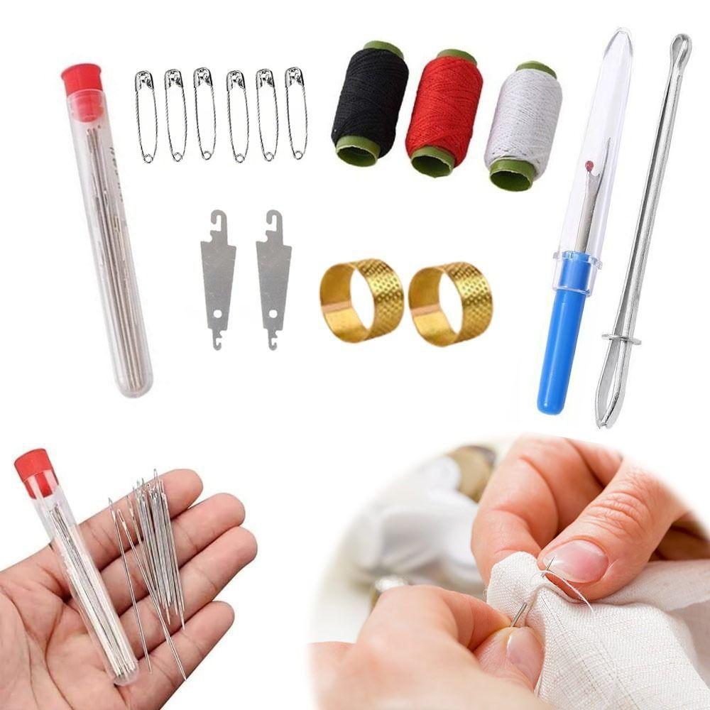 Multi-Purpose Needle Thread Hand Repair Tools Needle and Thread Kit  for Quilt Sewing