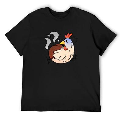 Chicken Festival Chicken T-Shirt Luxury T-shirt Affliction Shirts Vintage Graphic Tee Anime Stuff Slim Fit T Shirts for Men