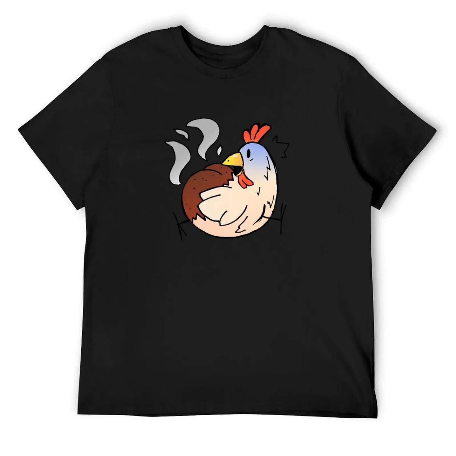 

Chicken Festival Chicken T-Shirt luxury t-shirt affliction shirts vintage graphic tee anime stuff slim fit t shirts for men XXXXXL чорний