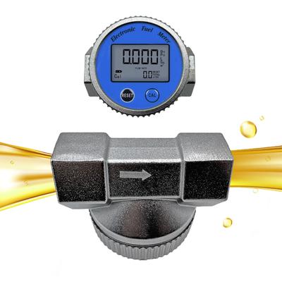 Waterproof Diesel Fuel Meter Digital Fuel Meter Water Flow Meter Mini Digital Turbine Flowmeter Diesel Fuel Flow Meter