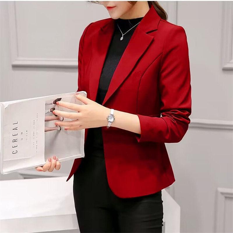 Giacca da lavoro basica da donna, casual, alla moda, slim fit, da lavoro, da donna, di alta qualità