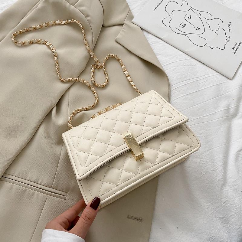 IELGY new women s bag fashion diamond chain all-match simple shoulder messenger bag