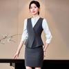 Women's Professional Uniform Set: Vest for Beauticians, Hotel Managers, Foremen, Waitstaff, and Receptionists.