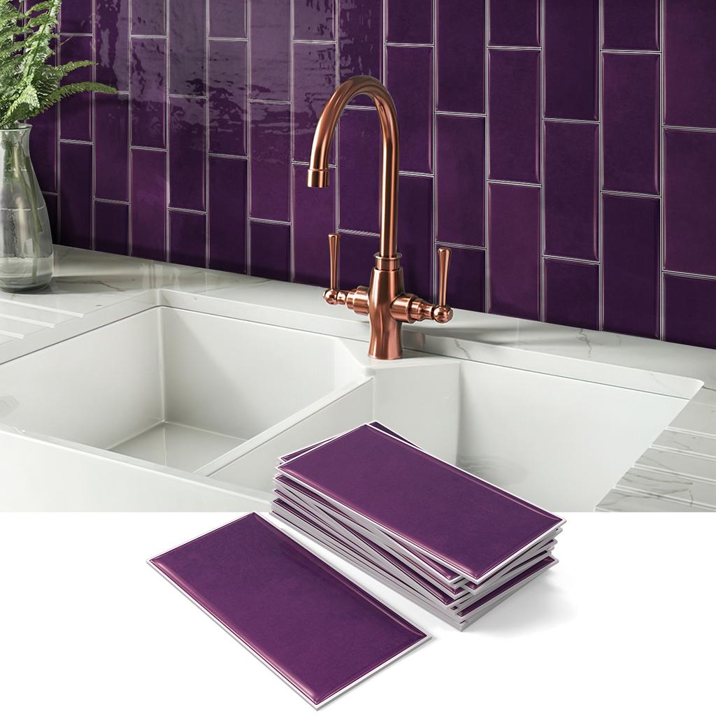 Stone Pattern Pe Foam Thickened Tile Sticker, Self-Adhesive Wall Sticker Waterproof And Oil-Proof Kitchen Bathroom Renovation Wallpaper