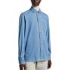 Moncler Monochrome Pointed Collar Long Sleeve Shirt Men Shirts I10912F00004596RT77A