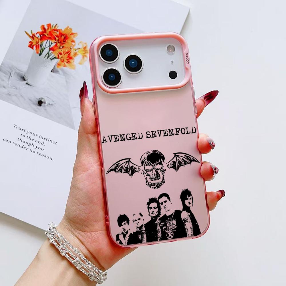 Coole A-Avenged Sevenfold Handyhülle Für iPhone 17 16 15 14 13 12 11 Pro Max Air Matt Laser Aurora Stoßfest Funda