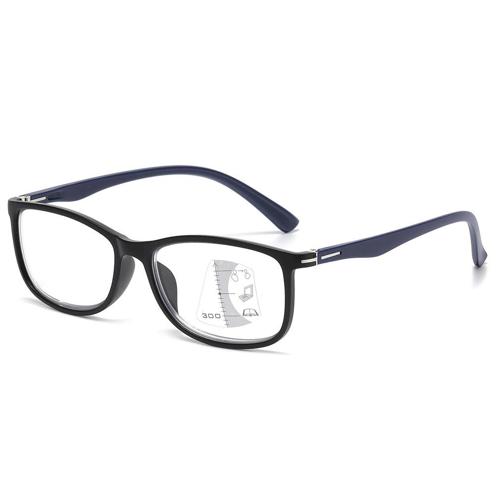 Sensitive Discoloration Asymptotic Multi-Focus Reading Glasses Anti-Blue Light Far And Near Dual-Purpose High Definition Flat Glasses Reading Glasses