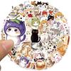 10/30/50pcs Kawaii Cat Animal Stickers Funny MEME Graffiti Decals DIY Scrapbook Journal Notebook Reward Cute Cartoon Sticker Toy
