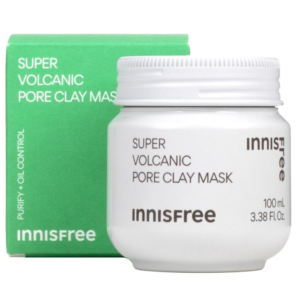 

[INNISFREE] Супер вулканическая маска для пор с глиной 100 мл 1pc + Sample Gifts