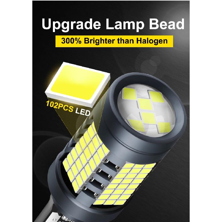 W16W T15 LED Canbus Bulb T15 Reverse Light W16W LED Reversing Lights 921 High Power Back Up Lamp Canbus Error Free White 6000K