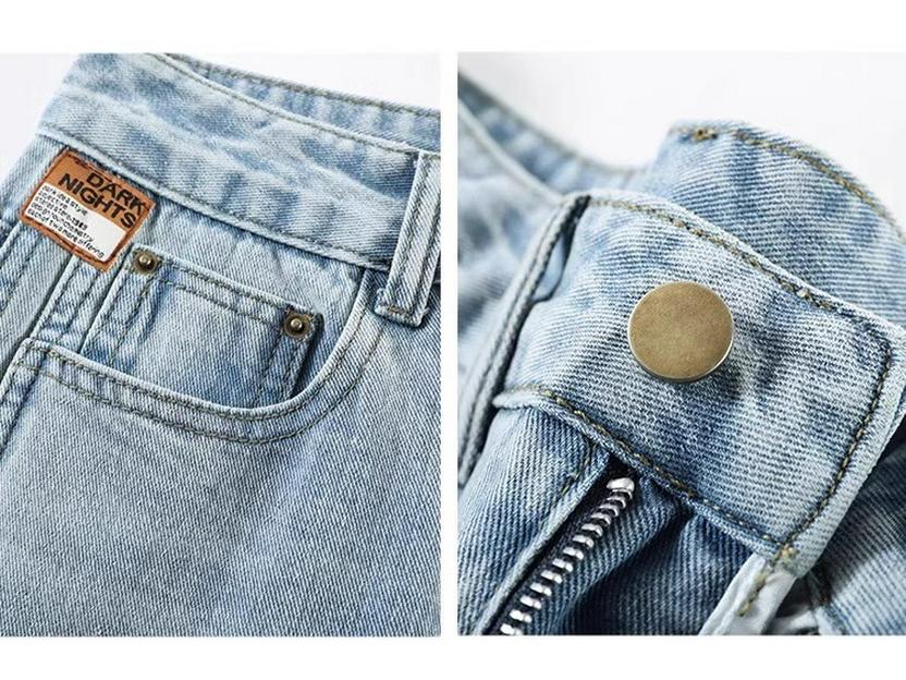 Retro Plus Size High Waist Wide Leg Jeans - Women's Trendy Slimming Straight Leg Pants