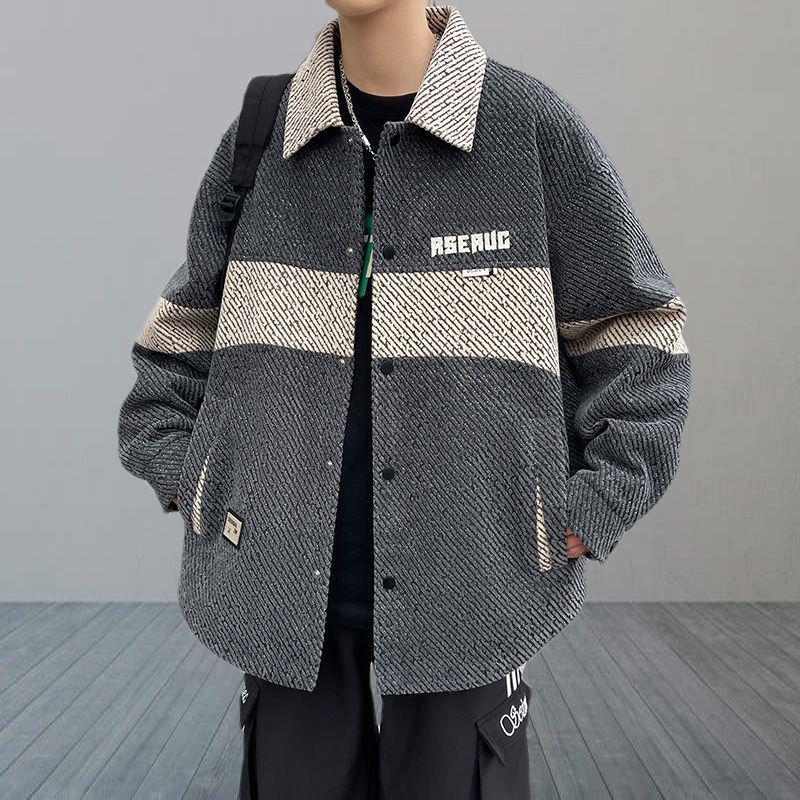 Трендовый молодежный комплект куртки для мальчиков 2025 - Весенне-осенняя мода 3XL