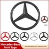 WSKHJ1 C200 E200 New 2025 For Mercedes Benz ABS Car Front Grille Badge Sticker Original Car Logo Cover Sticker For Mercedes Benz AMG Ne