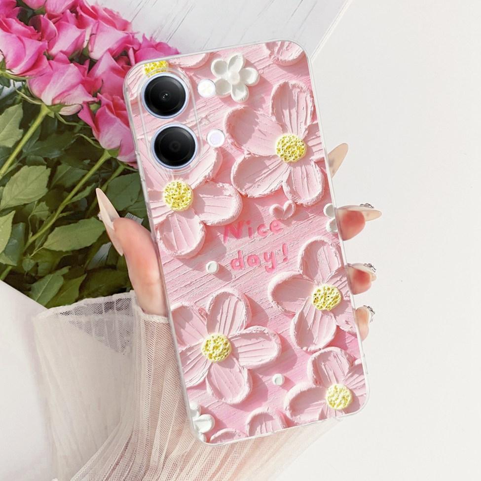 Transparent Casing For Vivo Y05 Cover Luxury Cute Cat Fashion Butterfly Cool Painted Funda For Y05 Vivo Phone Case