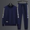 Completo da uomo a due pezzi, Pantaloni sportivi lunghi, Cardigan da uomo ampio, Felpa casual con cappuccio, Da uomo