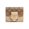 Morgan Canvas Leather Wallet Small Women's Khaki (Unisex) Wallets CH387 IMU4V