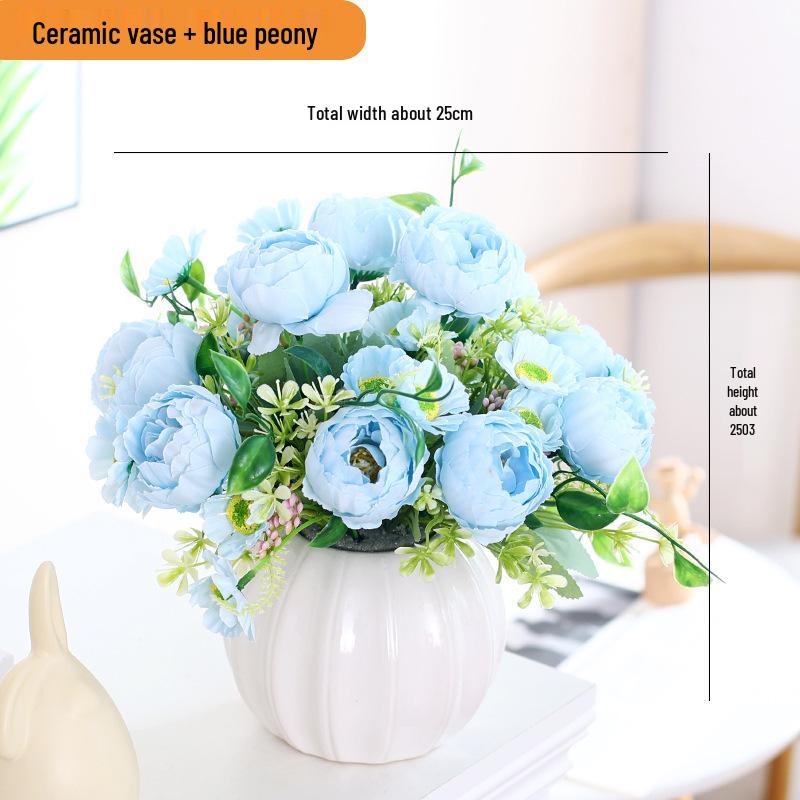 Artificial Silk Sunflower Floral Arrangement for Home Decor