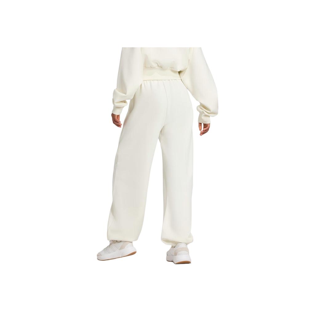 adidas Logo Loose Fit Cuffed Knit Joggers Women Joggers Off-White JV9896