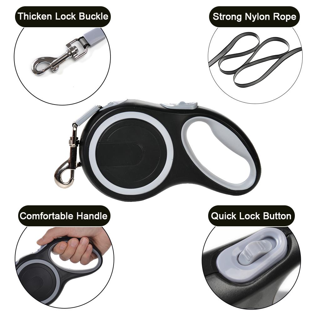 5M 8M 50kg Hondenriem Intrekbaar Grote Honden Uitschuifbare Riem Lang Sterk Puppy Roulette Riem Wandelen Training Huisdieraccessoires