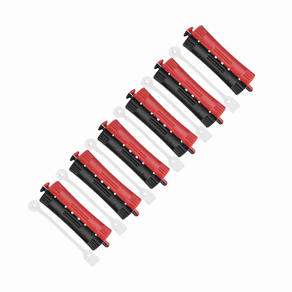 6Pcs Hair Rollers Wave Heat Perm Rod Hair Clip Curlers Hairdressing Tool with Rubber Band #1