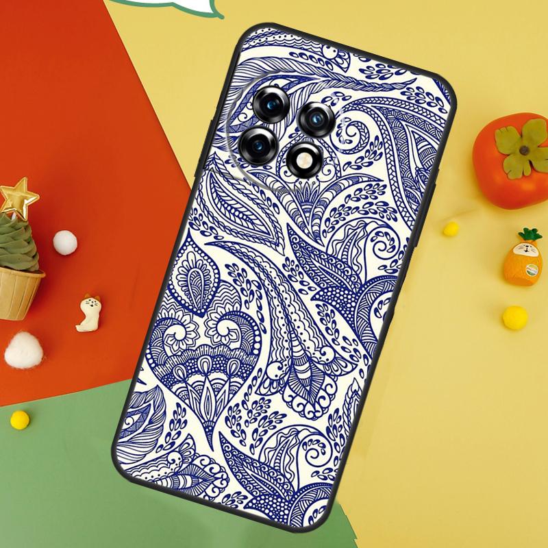 

Чехол с узором пейсли для OnePlus 9 10 Pro 11 12 13 15 13T 13R 12R 10T 8T Nord 5 CE 2 3 4 Lite N20 N30 OnePlus 15