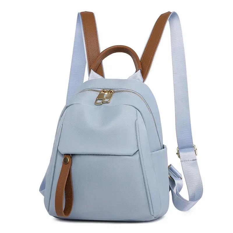 New Fashion Women's Casual Lightweight Small Student School Bag Backpack with Large Capacity and High-end Feel for Women