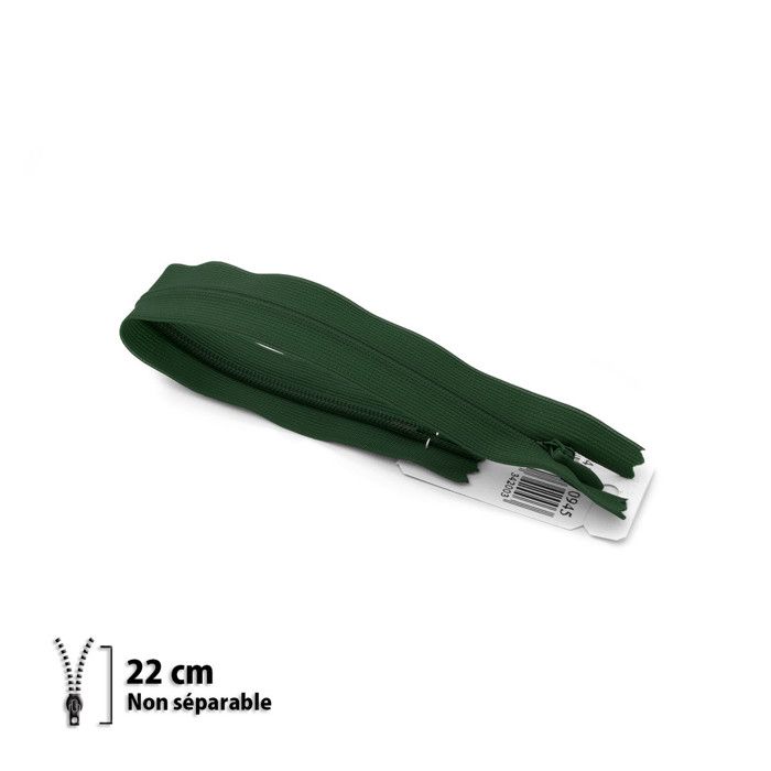 Zipper - ECLAIR - Z41 - Invisible 4mm - Lichen Green - 22 Cm