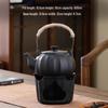 Outdoor Camping Black Pottery Tea Kettle